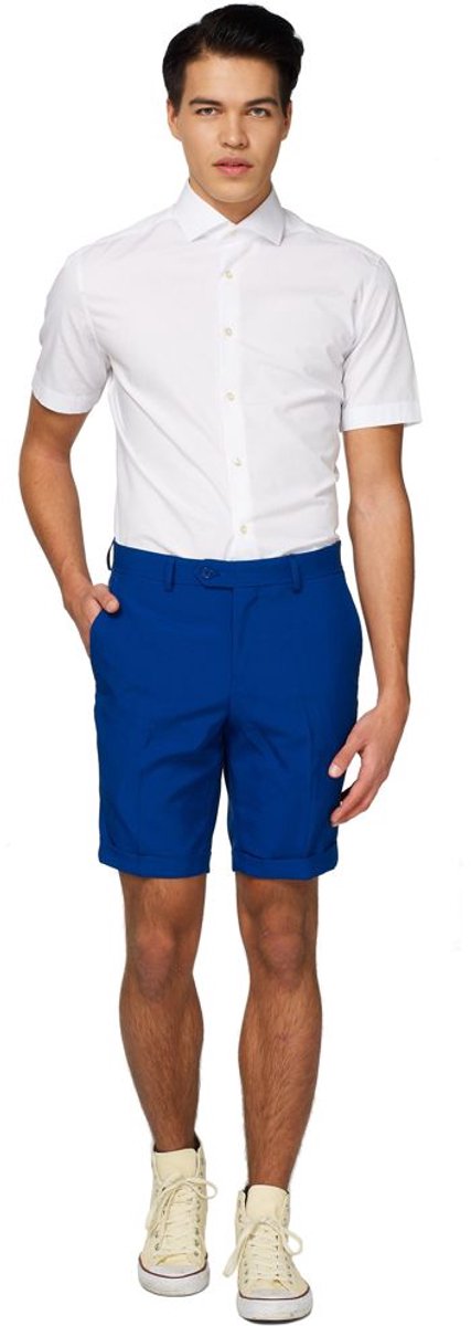 OppoSuits SHIRTS Short Sleeve white knight - Mannen Kostuum - Wit - Feest - Maat 39/40