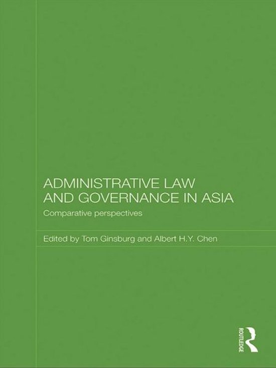 Routledge Law in Asia - Administrative Law and Governance in ... - cover