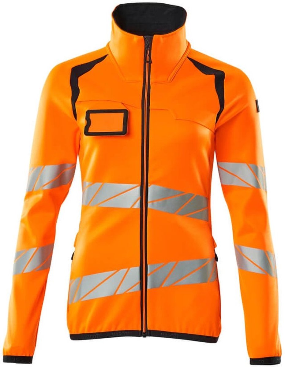 Mascot Accelerate Safe Fleecetrui met rits 19153-315 - hi-vis oranje/donkermarine - L