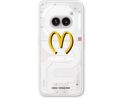 Case Company® - Hoesje geschikt voor Nothing Phone (2a) hoesje - I'm lovin' you - Soft Cover Telefoonhoesje - Bescherming aan alle Kanten en Schermrand