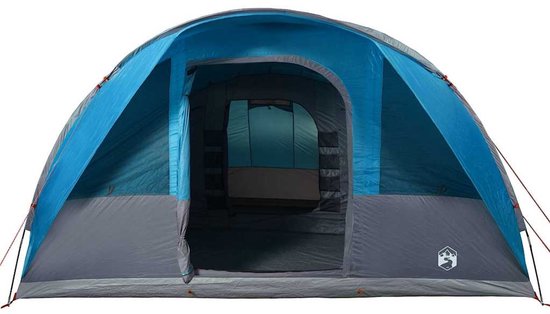 vidaXL - Tunneltent - 7-persoons - waterdicht - blauw van Vidaxl — afbeelding 3