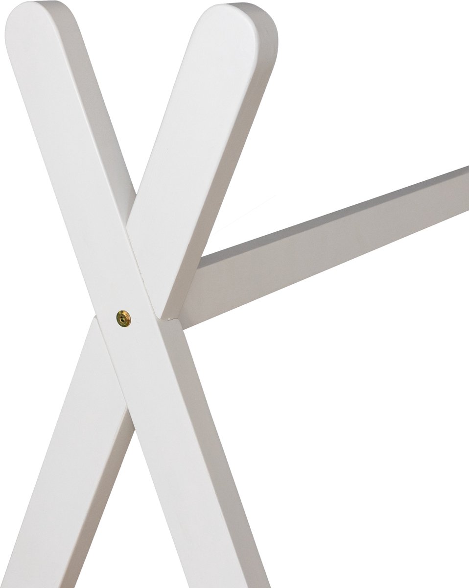 Kinder tipi bed 190x90cm wit VALENTIN