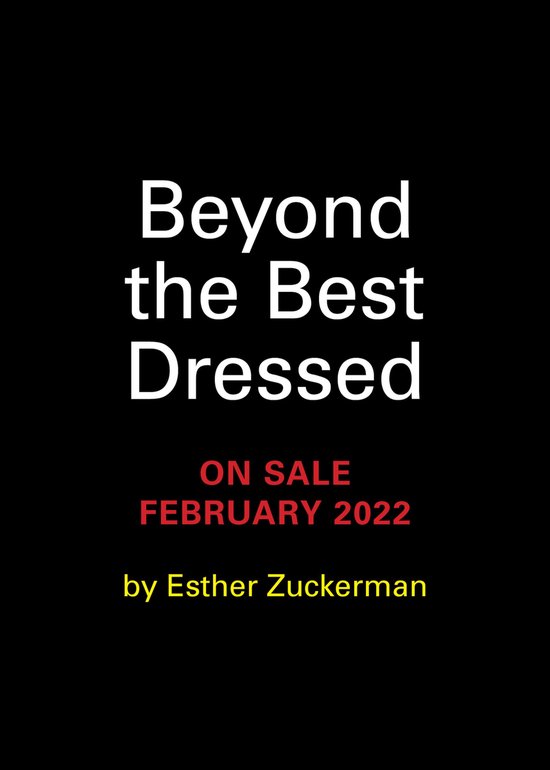 Beyond the Best Dressed - cover