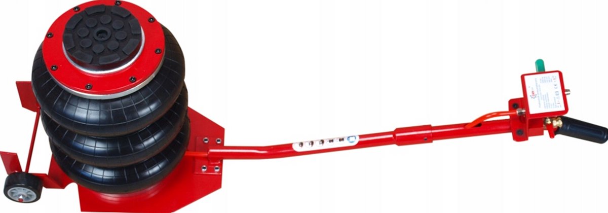 Pneumatische Krik 5T – Luchtkussenkrik “Snowman” met Adapter – 140-470 mm – Versterkte Rubberen Constructie
