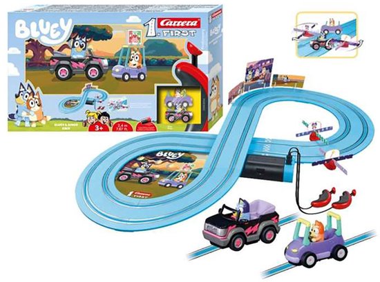 Carrera FIRST Racebaan - First - Bluey vs. Bingo R - 2,4m