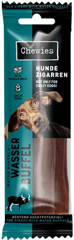 Chewies Hondensigaar Waterbuffel - 10 x 75 gr - Voordeelverpakking