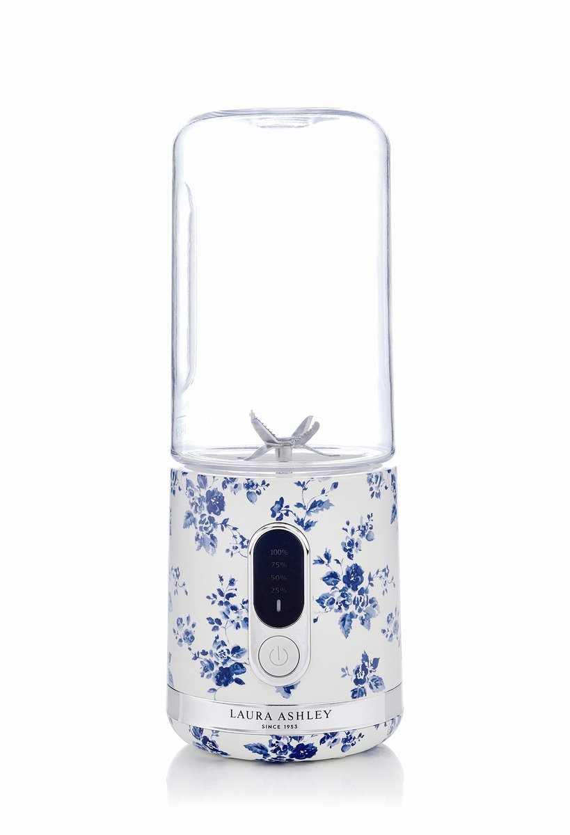 Laura Ashley - 100-watt draagbare smoothiemaker met 450ml beker en USB-oplaadfunctie - China Roos - ByVQ