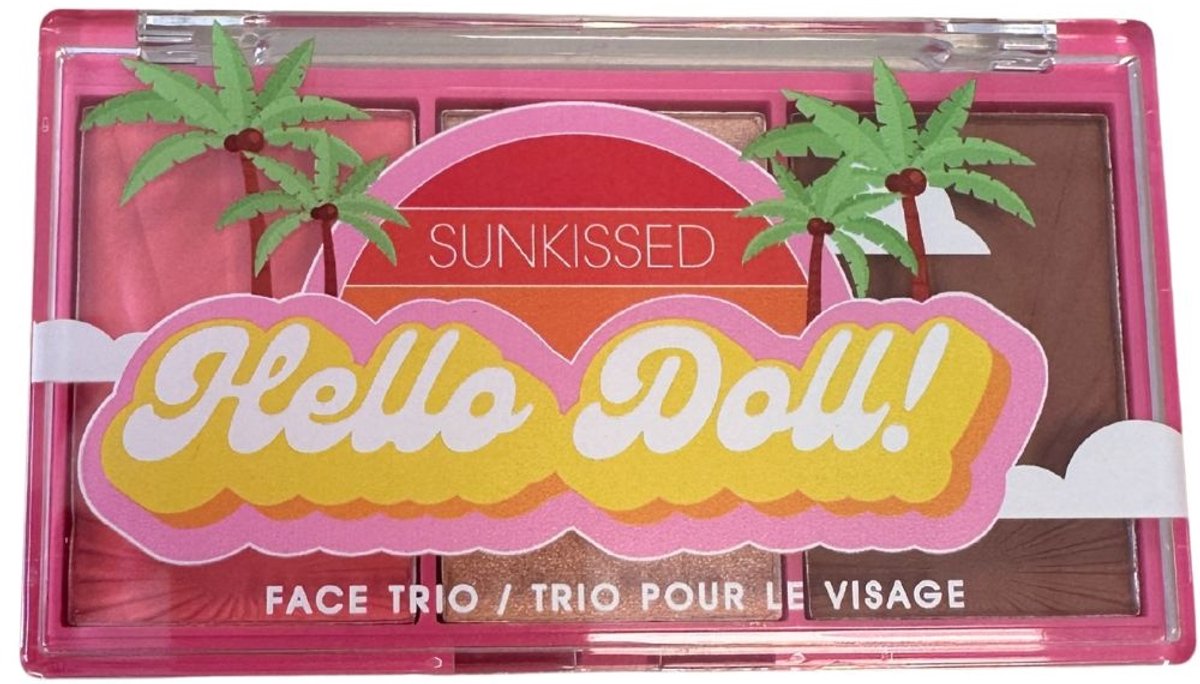 Sunkissed - Hello Doll Mini Contour Face Trio - 12,6gr