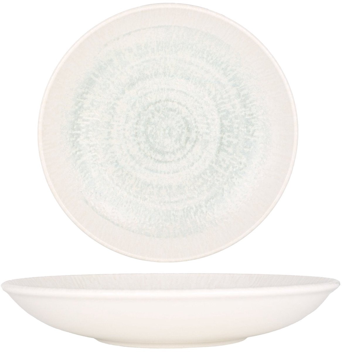 ID Fine Diepbord - Glacier - Porselein - 25 cm (1140cc) - set van 6