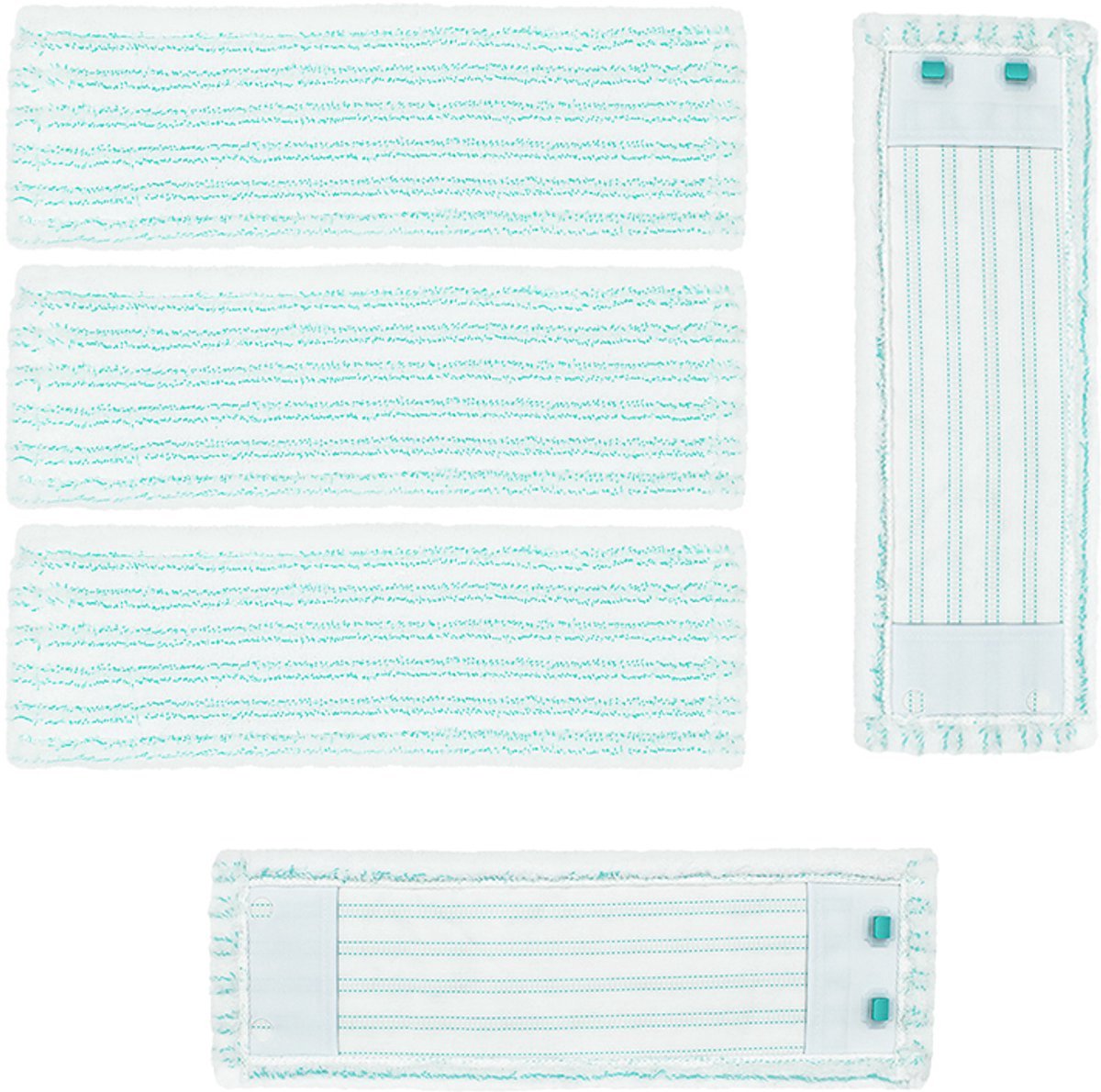 Geschikt voor Leifheit Profi XL dweilpads - microvezel dweilpads - 5 stuks