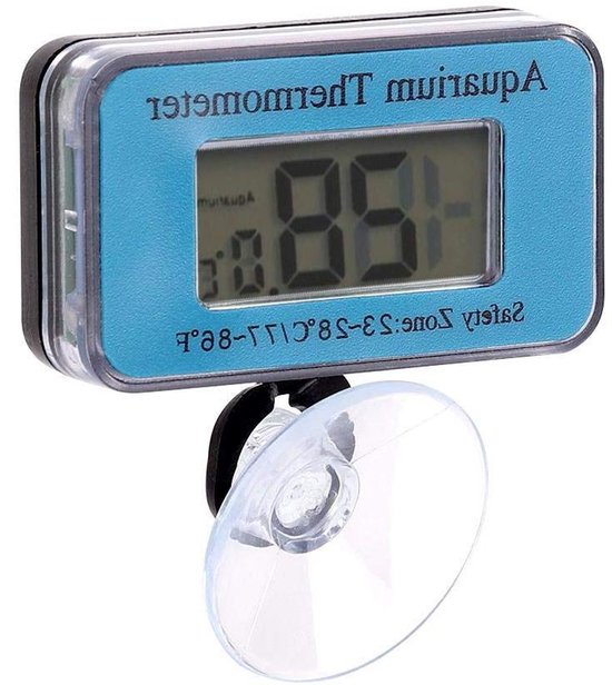 ORIA Aquarium thermometer, led-display, digitale temperatuurmeter voor aquarium (℃), kleef-on mini-marine-temperatuursensor, voor zoet water