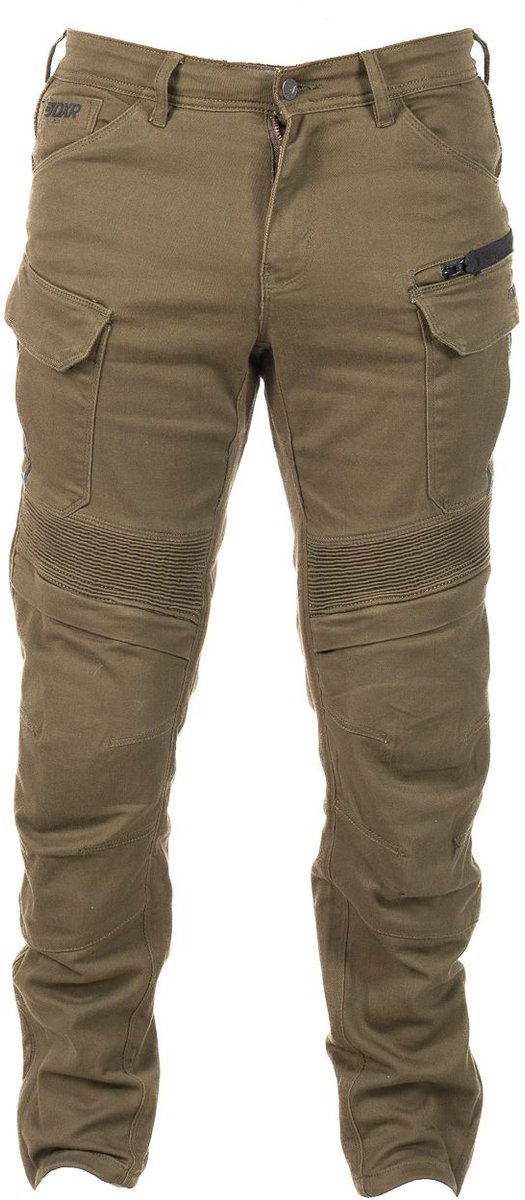 MOTOBLOUZ Motorbroek WAYNE Mannen Khaki M CE-gekeurd