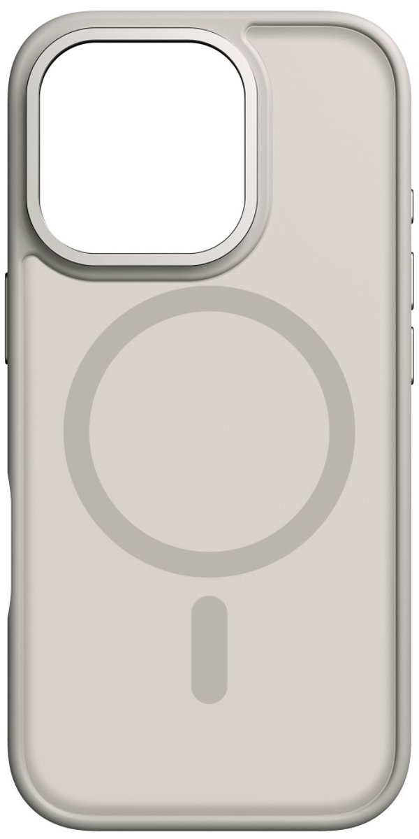 White diamonds hoesje geschikt voor Iphone 16 Pro - Hybrid case - Zand