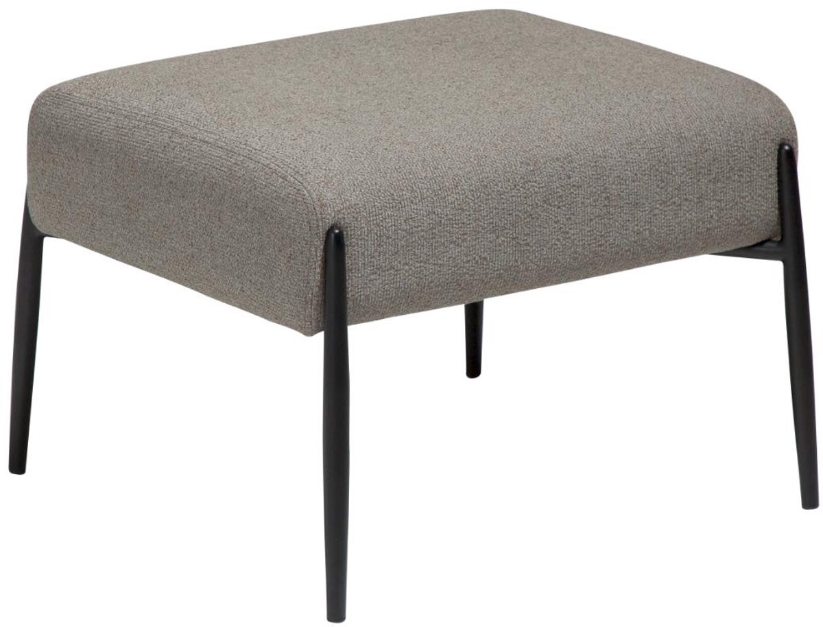 Glam Dan-Form poef bouclé lichtbruin.