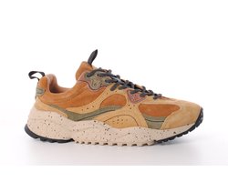 Flower Mountain heren sneakers WAVE naturel suède