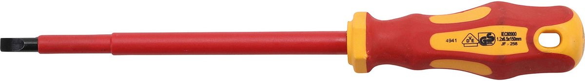 BGS VDE-schroevendraaier sleuf 6,5 mm bladlengte 150 mm - 4941