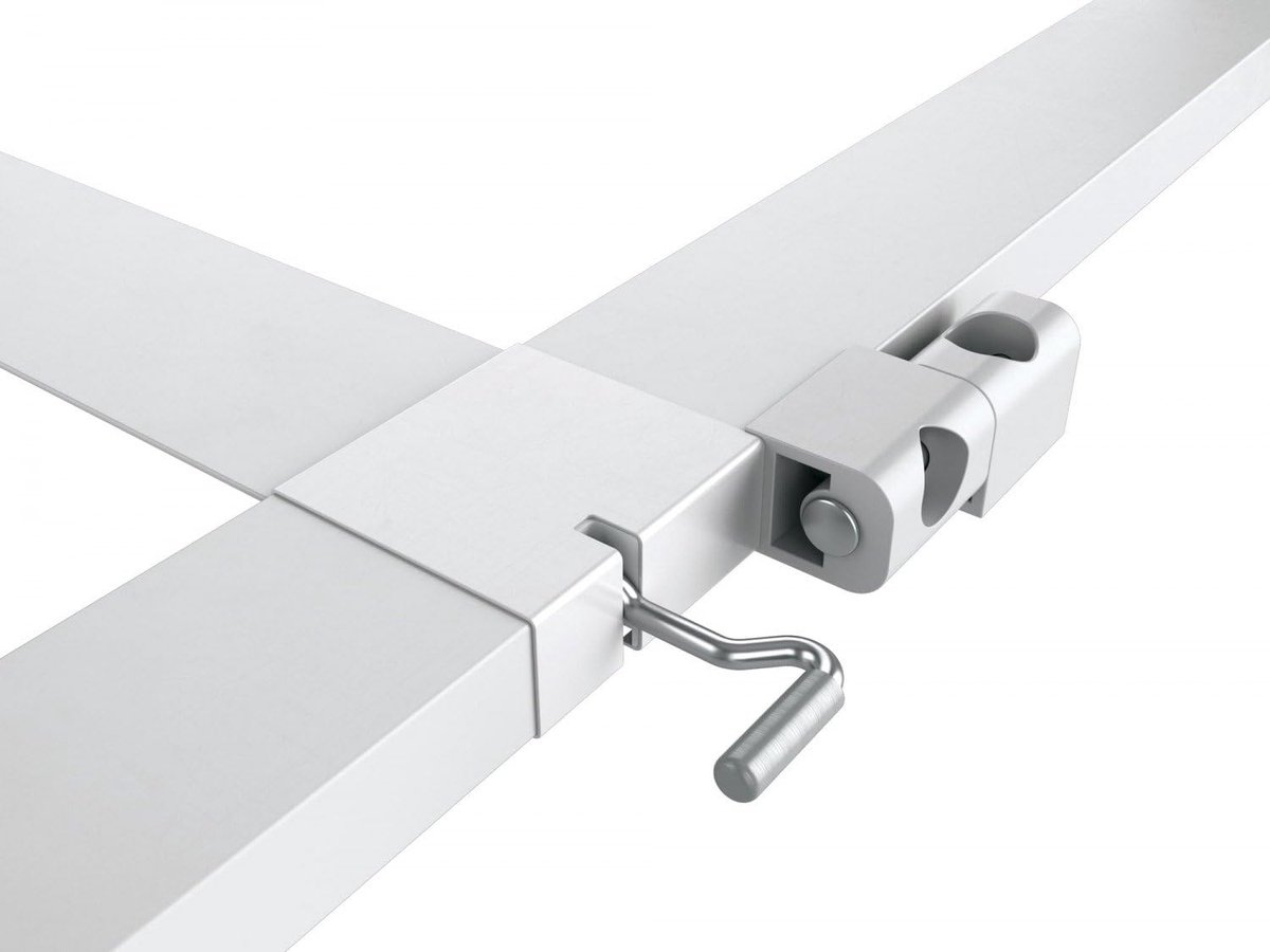 Vliegenhor voor deur - Aluminium bouwset met glasvezel 120 cm x 240 cm