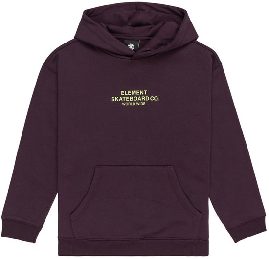 Sweat à capuche Element Skateboard Co Violet 14 ans Garçon