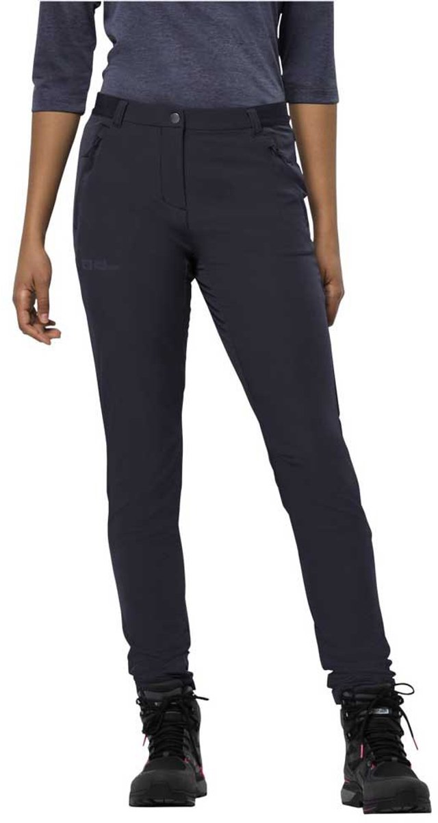 Jack Wolfskin Geigelstein Slim Pants W – Outdoor Kleding Broeken Lange broeken Blauw