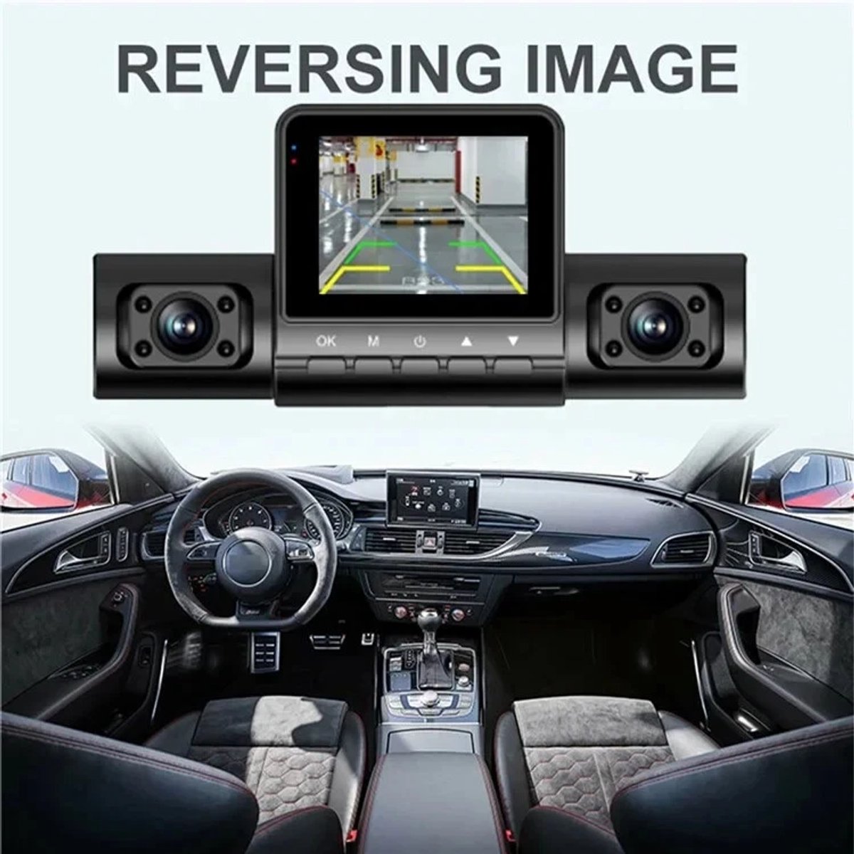 Auto DVR Dashcam 1080P Nachtzicht Parkeerbewaking 4 Camera's Autobestuurder – foto 6