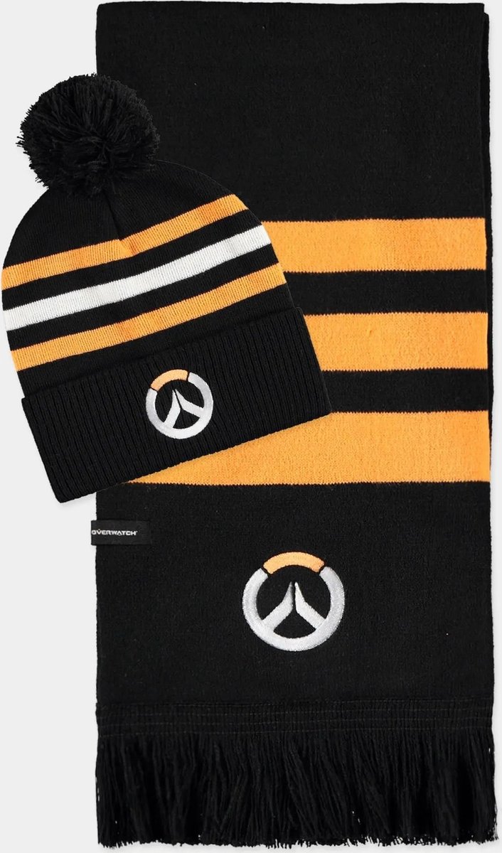 Overwatch - Giftset Muts & Sjaal Set - Zwart
