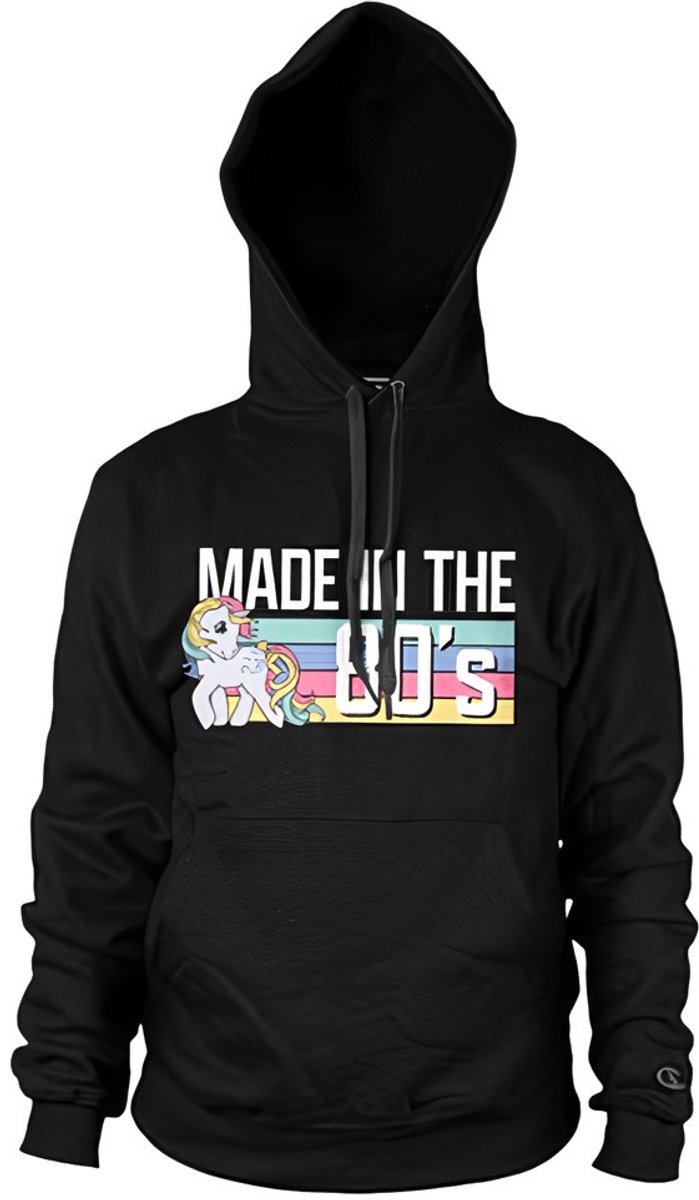 My Little Pony Made In The 80'S Hoodie Black-S
