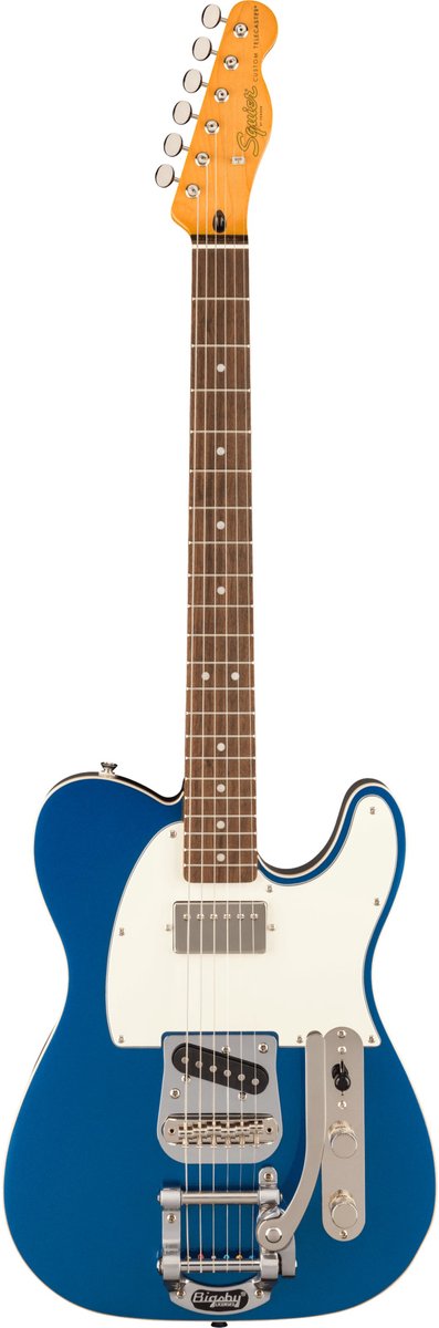 Squier Classic Vibe Custom Telecaster with Bigsby SH Lake Placid Blue - Elektrische gitaar