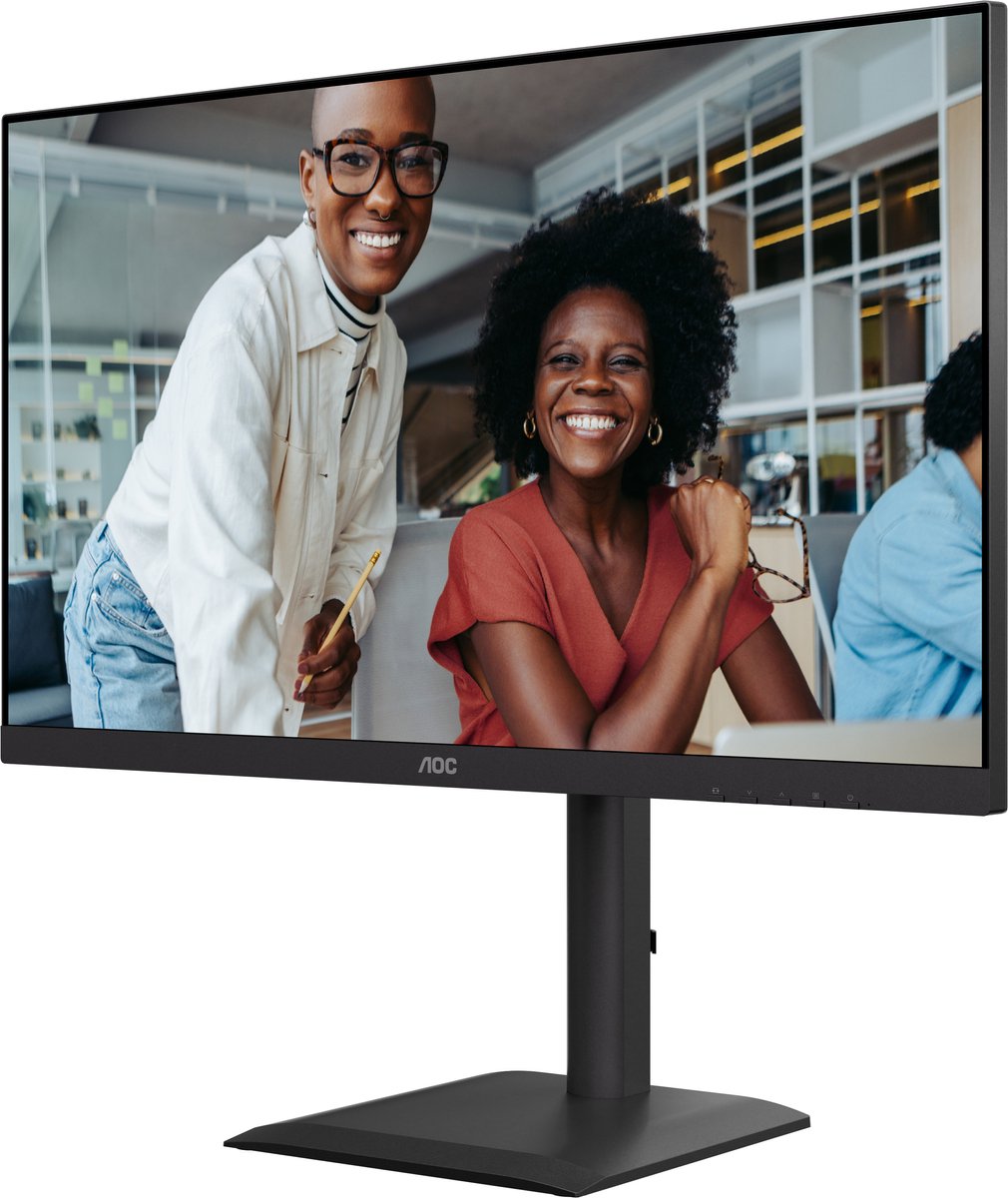 AOC – U27E4CV – 27 inch 4K UHD monitor – IPS – USB-C hub thumbnail 2