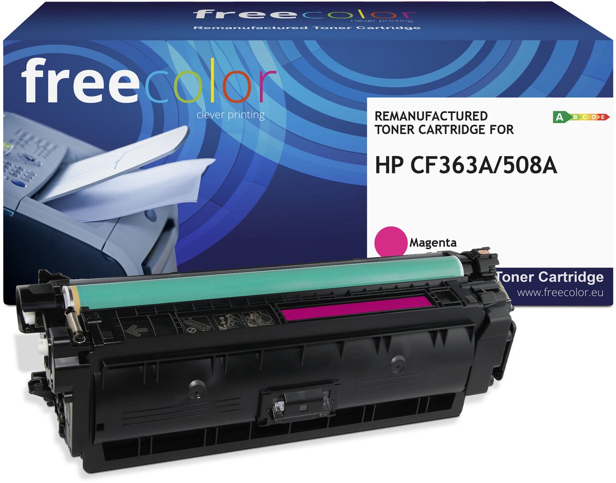 Freecolor - Vervangt HP 508A (CF363A) Toner - Magenta - 5.000 pagina's - Compatible