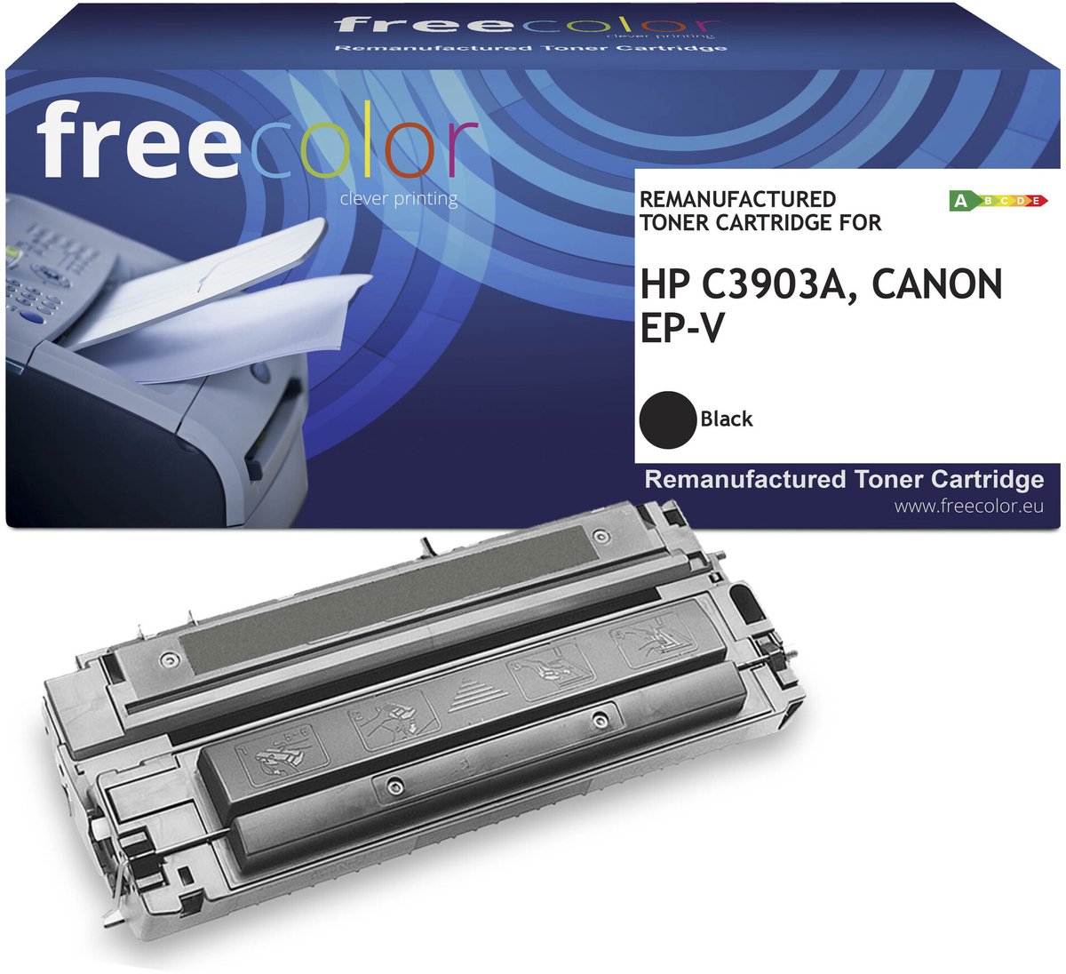 Free Color toner (replaces HP 03A C3903A) black 4000 pages NC