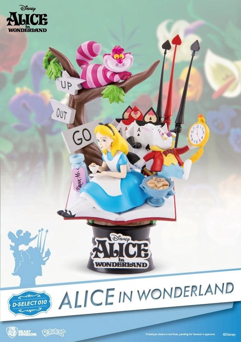 Beast Kingdom Toys Alice in Wonderland D-Select PVC Diorama 15 cm Dioramas