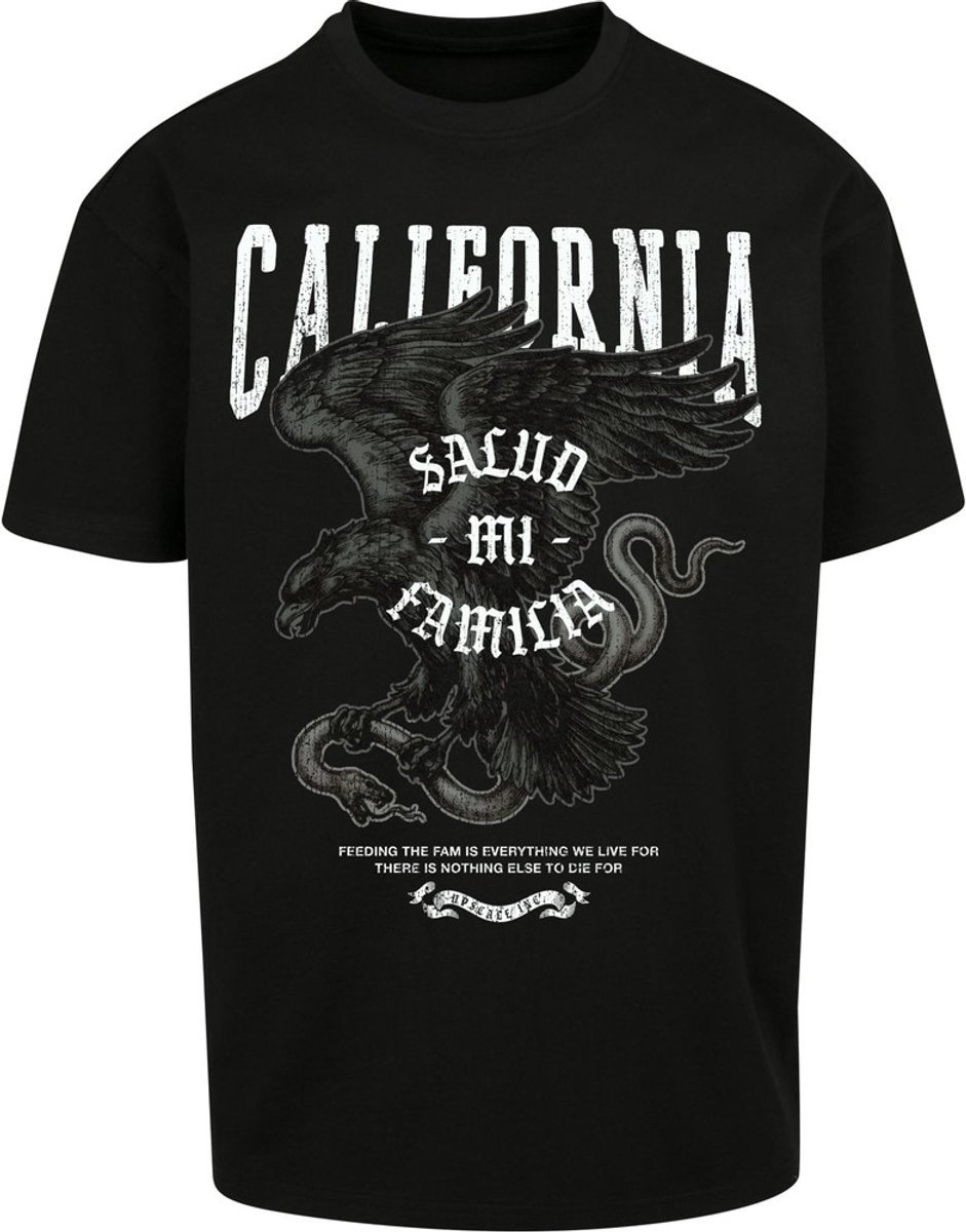 Mister Tee La Familia Oversize Heren T-shirt S Zwart