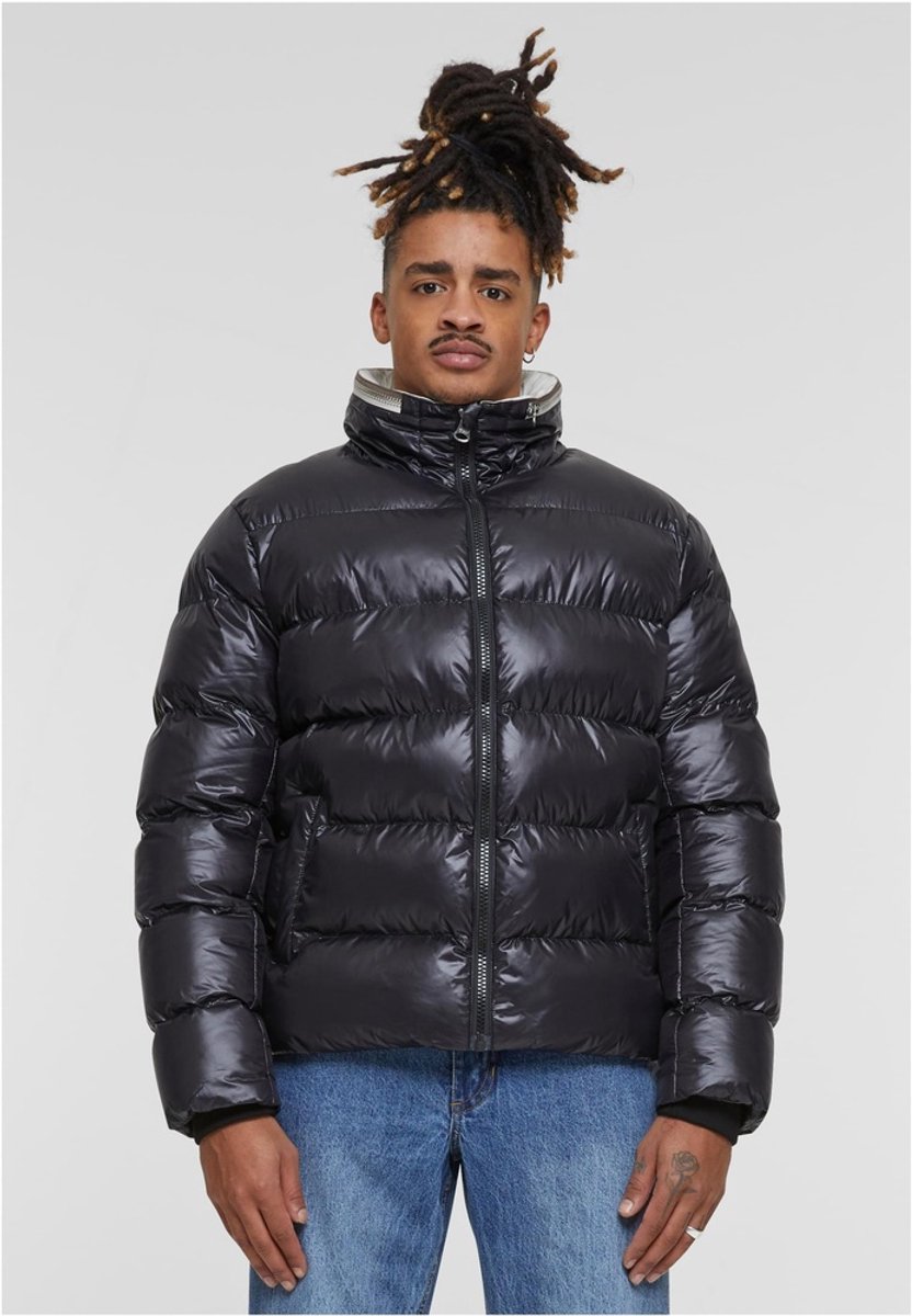 Urban Classics Recycled Zip neck Gewatteerd jack XXL Zwart