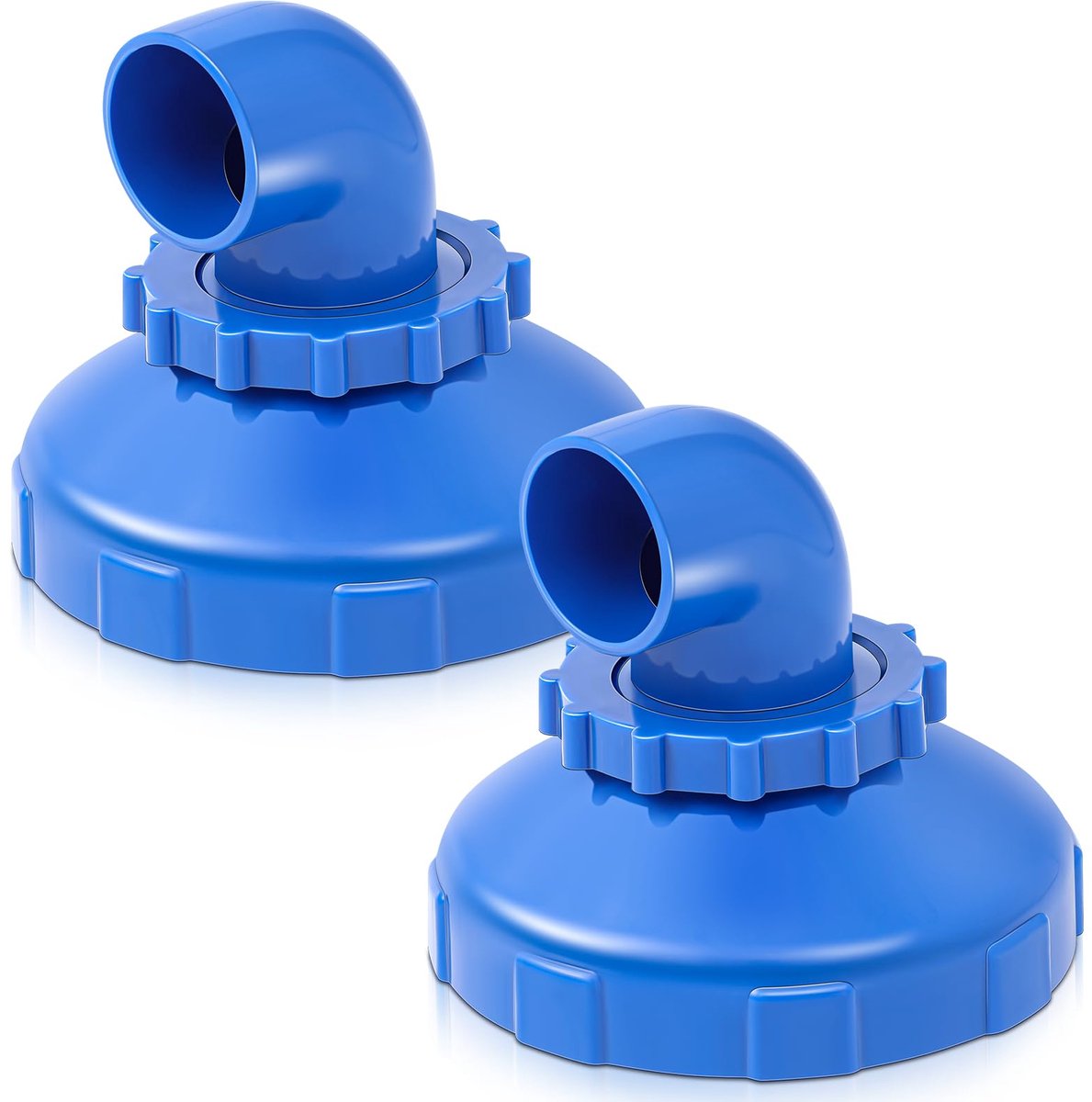 Geschikt voor 2 stuks zwembadjetsproeiers voor badkuipen thuis, 360° draaibaar, draaibaar zwembadinlaatsproeier, vervangend onderdeel voor zwembadretoursproeiers, compatibel met Intex spa-uitloopaccessoires