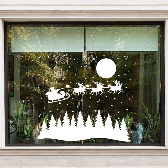 Autiga Federa Per Cuscino Natalizia 40x40 Cm - Bianco Con Paesaggio Innevato E Scritta Silent Night - 100% Cotone Con Cerniera - Regalo Decorazione