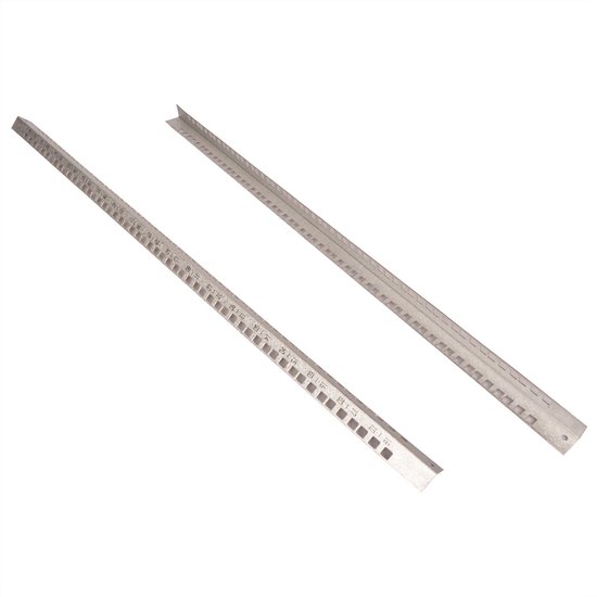Rails profilés ROLINE 19 pouces 18 UH, pour boîtier mural Basic