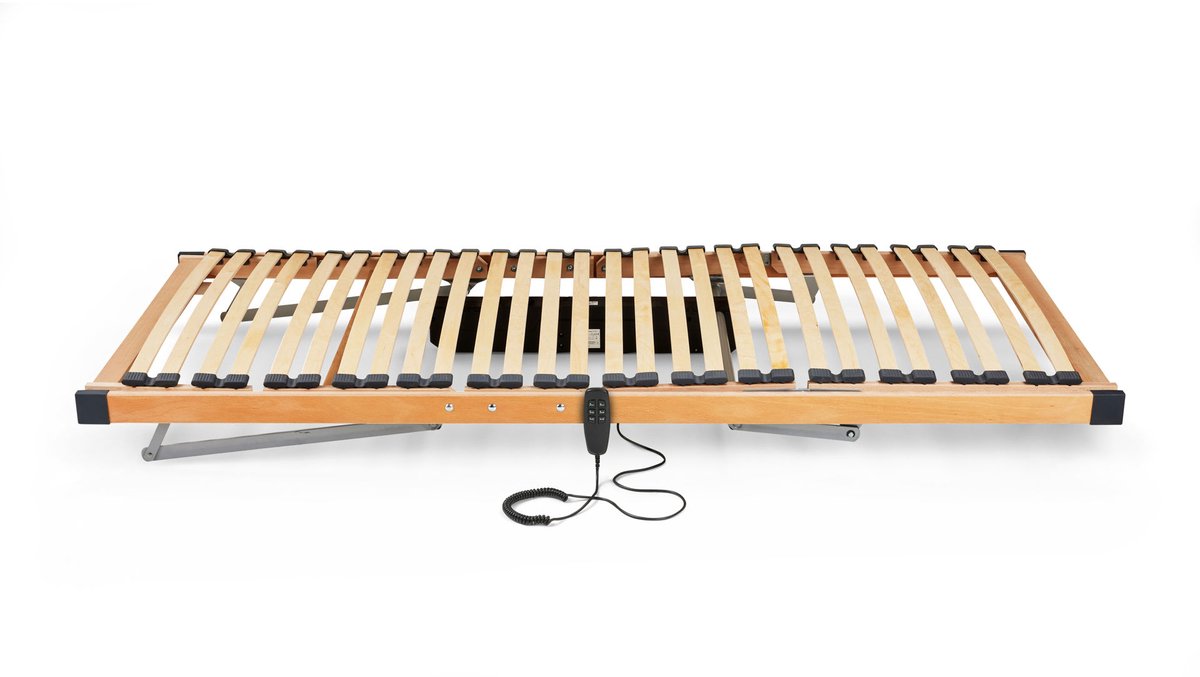 Beter Bed Bossflex 200 Lattenbodem 70 x 220 cm - Elektrisch Verstelbaar - Bedbodem - Bedraad - Max. 90kg - Hout