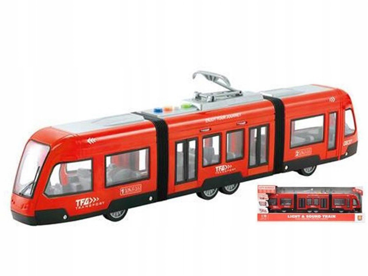 Speelgoed Tram 1:16 met Licht- en Geluidseffecten