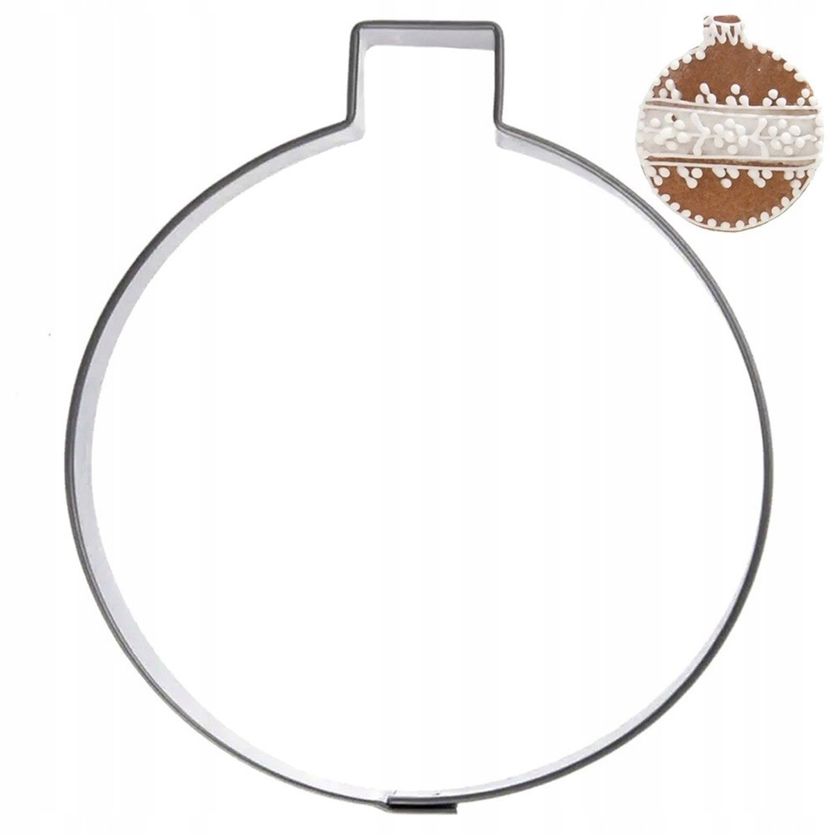 RVS Kerstbal Koekjesvorm 7 cm - Perfect voor Bakken