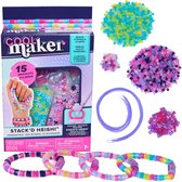 Cool Maker - Stack'd Heishi-uitbreidingspakket - knutselpakket voor het maken van armbanden met meer dan 1300 kralen, maakt tot 15 armbanden