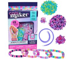 Cool Maker - Stack'd Heishi-uitbreidingspakket - knutselpakket voor het maken van armbanden met meer dan 1300 kralen, maakt tot 15 armbanden