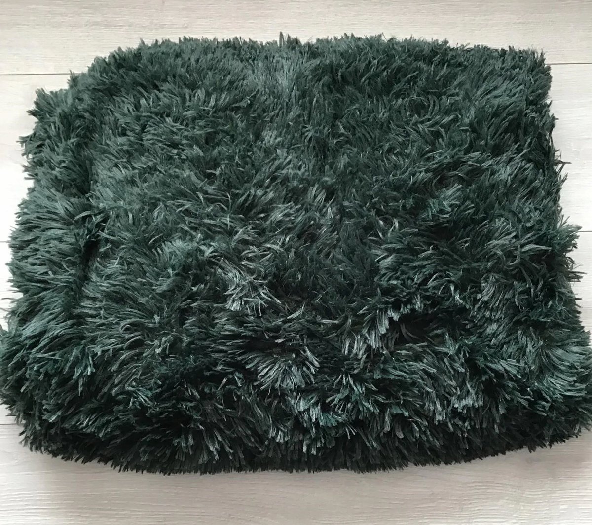 Zachte Pluche Deken/Sprei Flesgroen Paris 200x220 cm