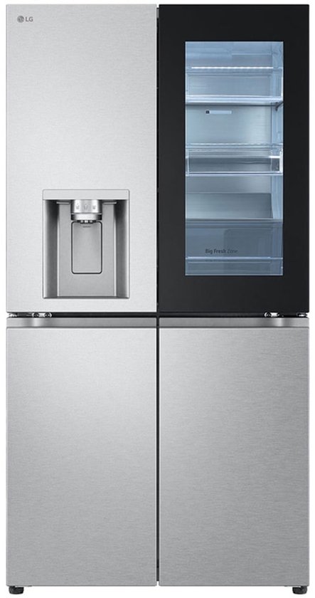 Amerikaanse koelkast LG GMG960MBEE 635L No Frost 4-deurs mat zwart water-ijsdispenser LED display