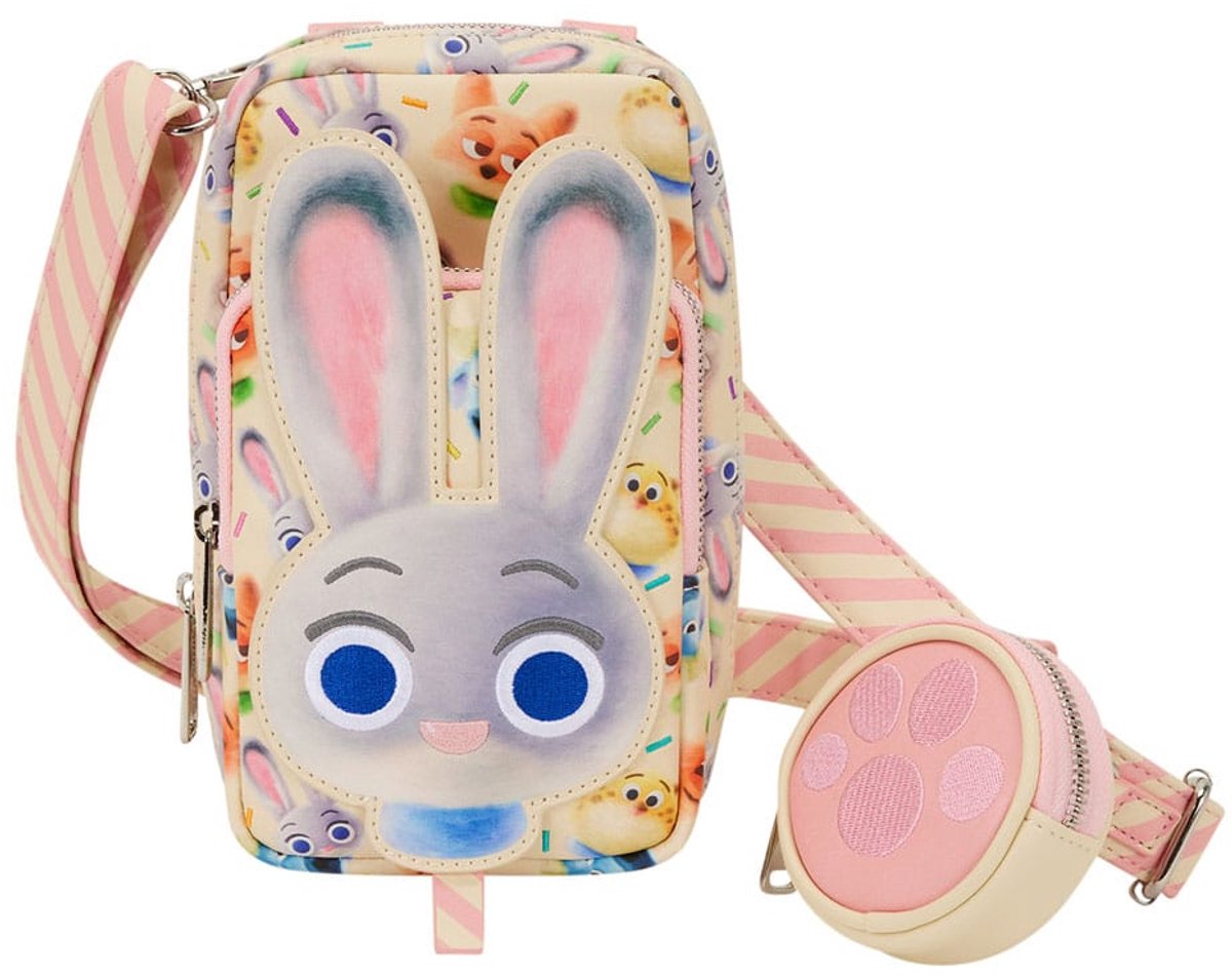 Disney Loungefly Crossbody with Coin Bag Zootopia 2 Cell Phone Judy Hopps