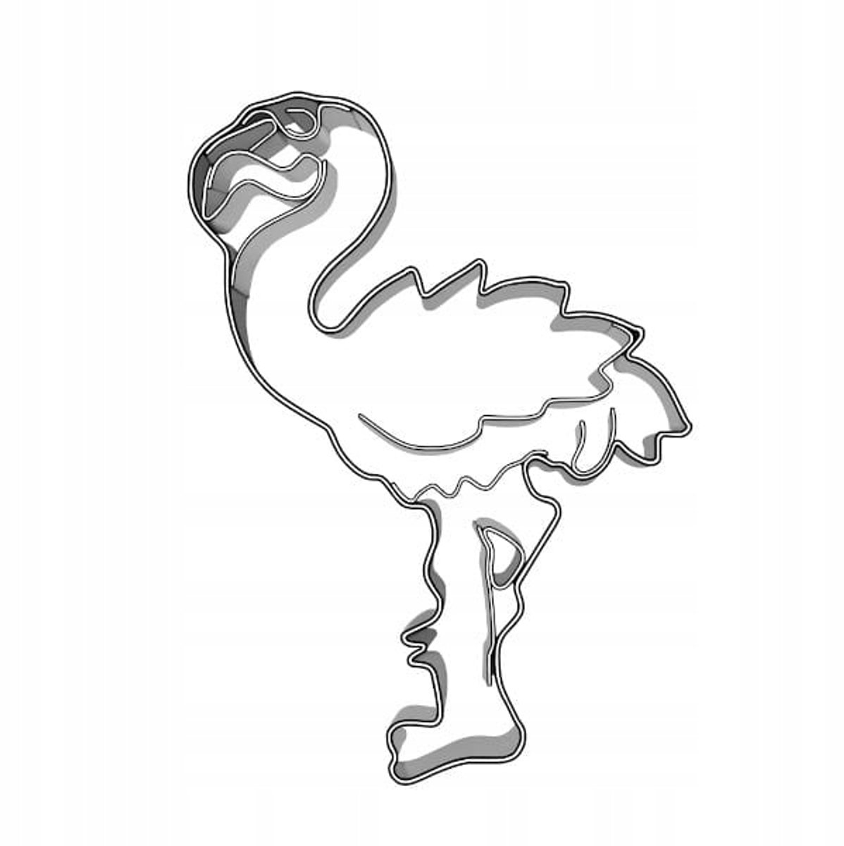 Flamingo Koekjesvorm - Metalen Uitsteker voor Koekjes, Deeg en Klei