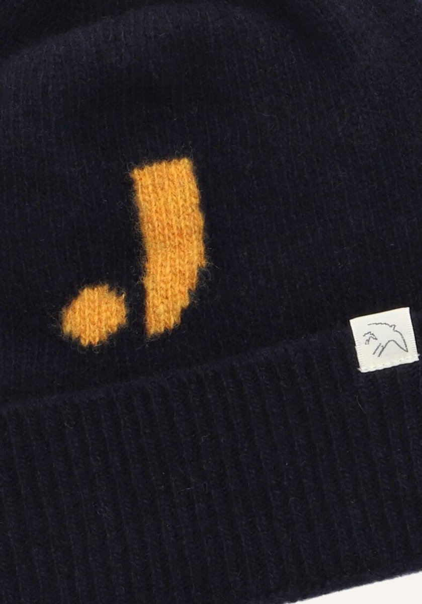 JENEST J Beanie Mutsen Jongens - Donkerblauw - Maat 34/39 - S