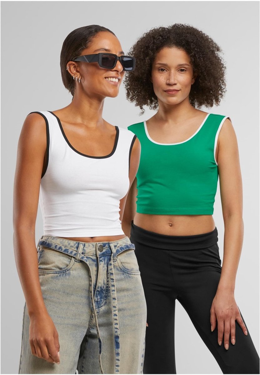 Urban Classics Contrast Crop top 4XL Multicolours Multicolor