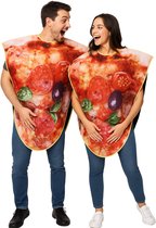 Joya Party® Pizza Punt Verkleedpak Volwassenen | One Size Verkleed Kostuum | Heren & Dames | Grappig Carnaval & Halloween Outfit | Comfortabel & Zacht | Pizzakostuum