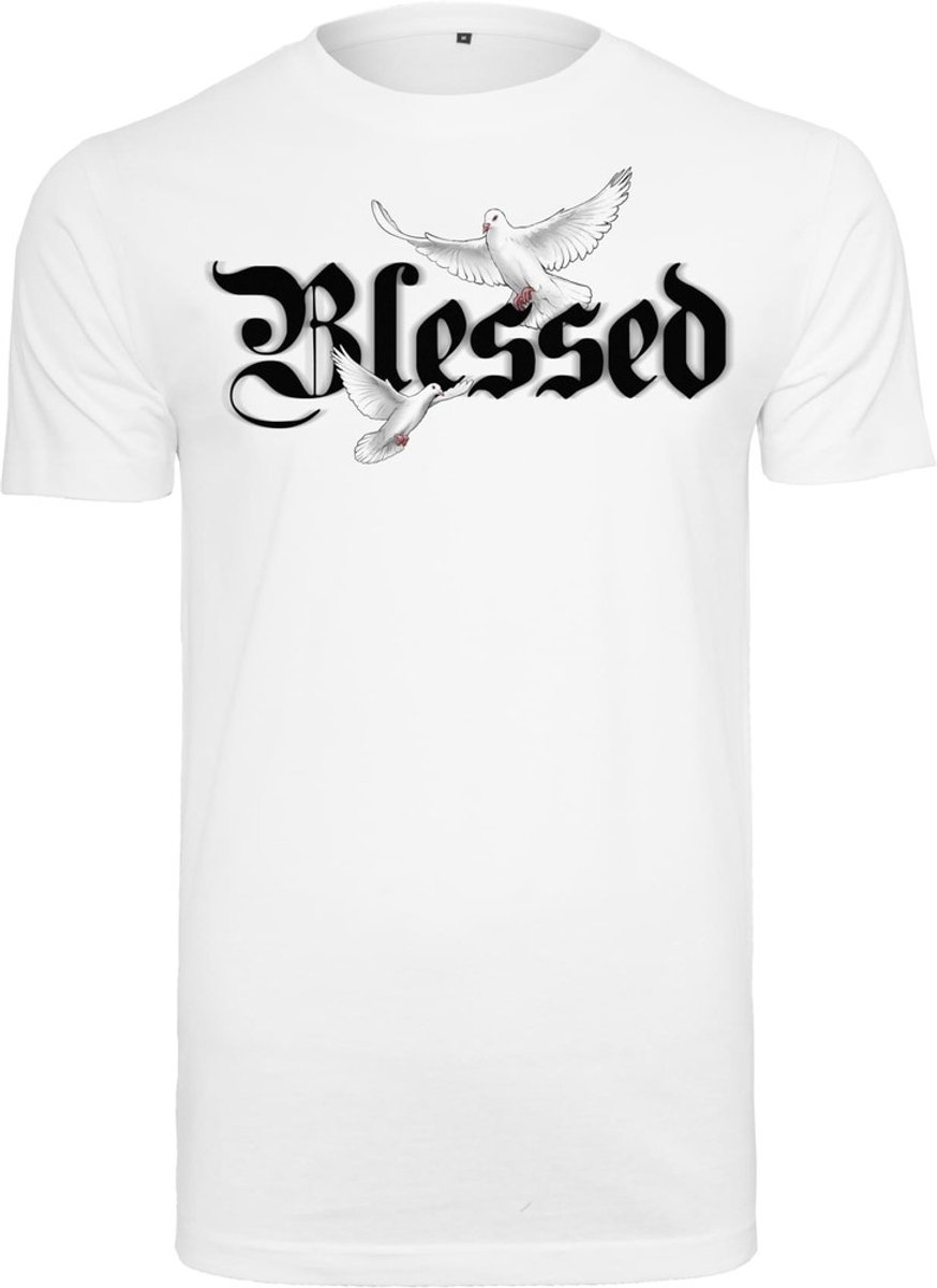 Mister Tee Blessed Dove Heren T-shirt XL Wit