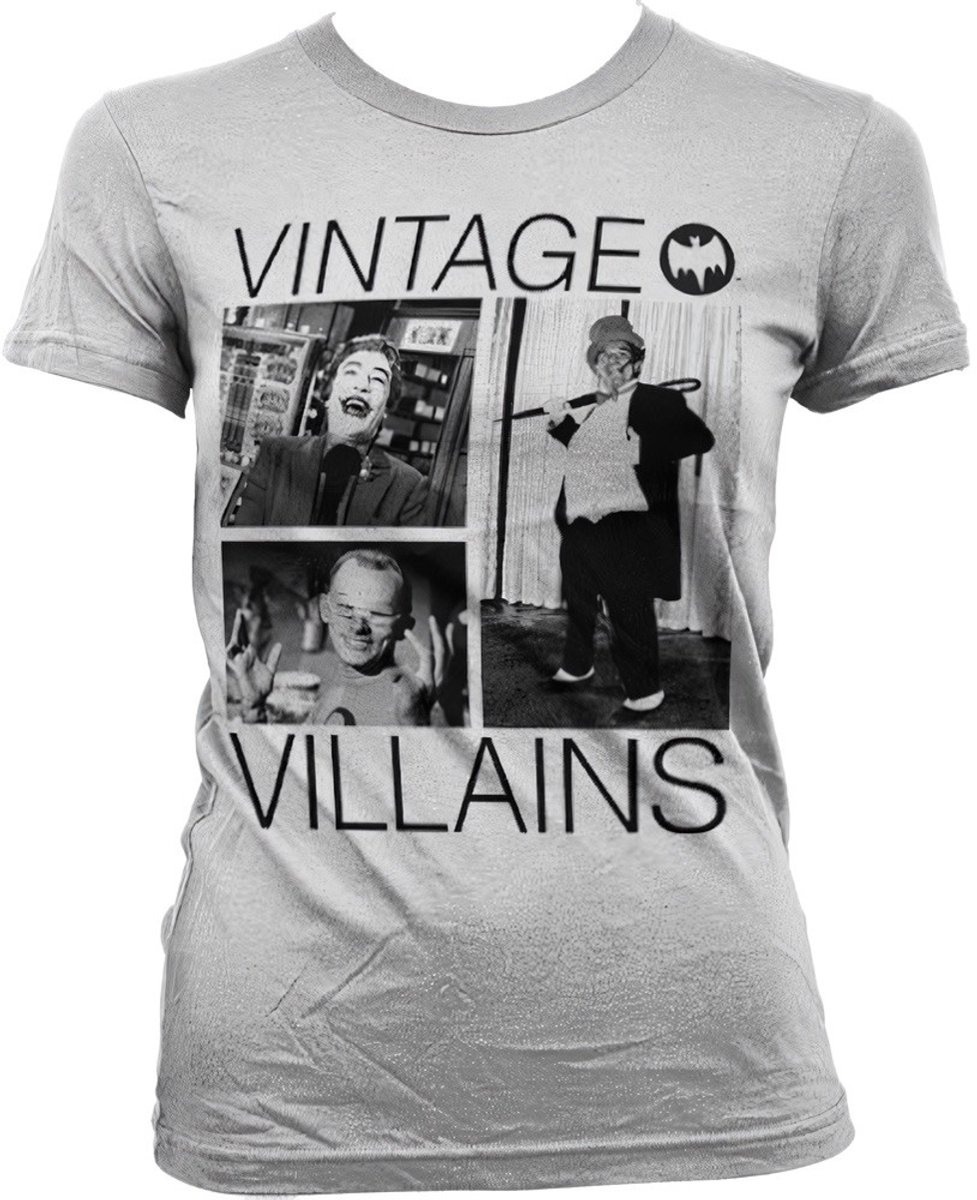 DC Comics Batman Dames Tshirt -M- Vintage Villains Wit